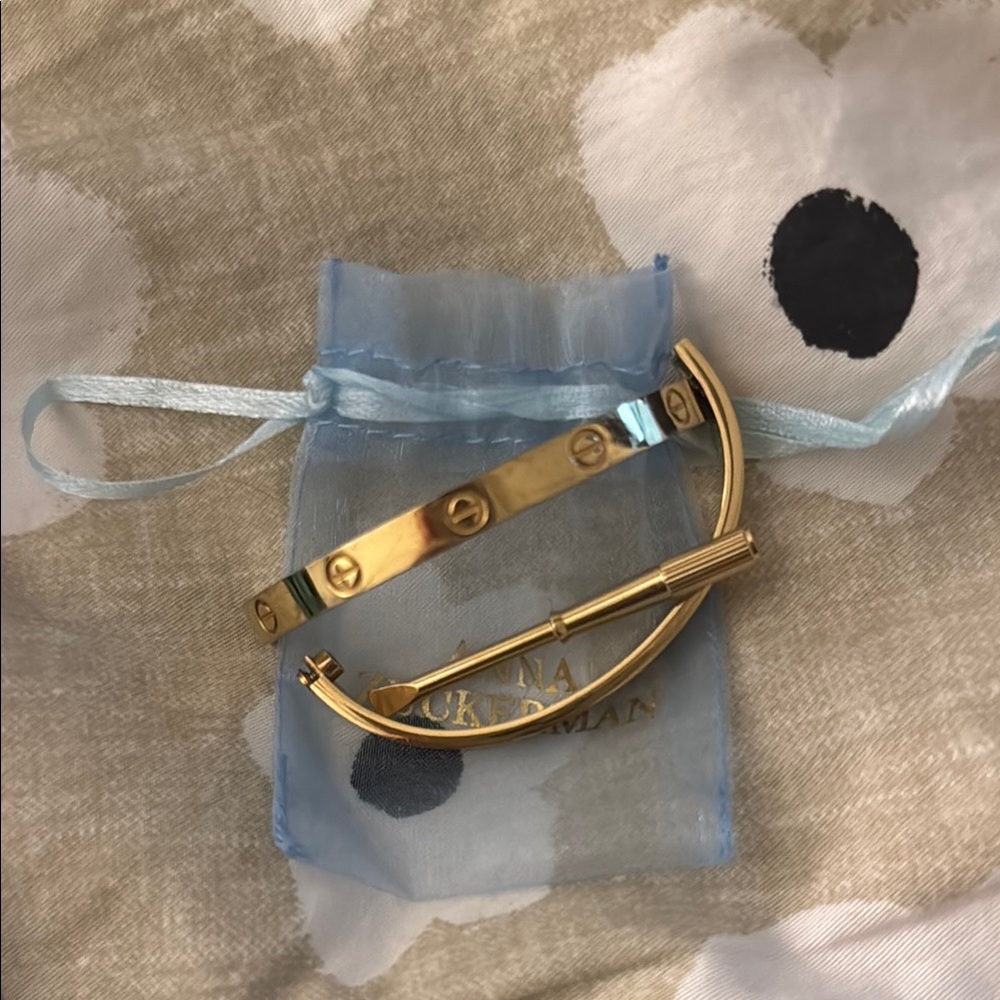 Gold Bangle Bracelet